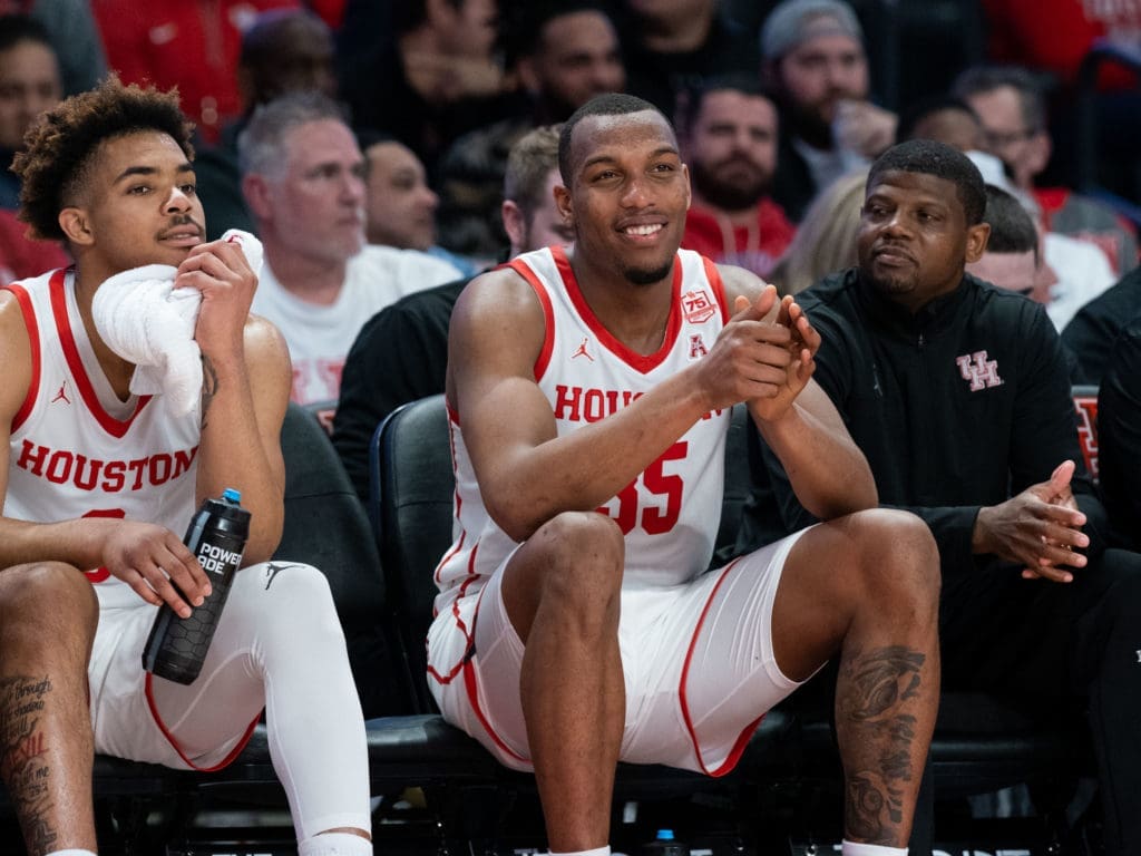 University of Houston forward Fabian White Jr. is making his last season in college mean plenty. (Photo by F. Carter Smith)