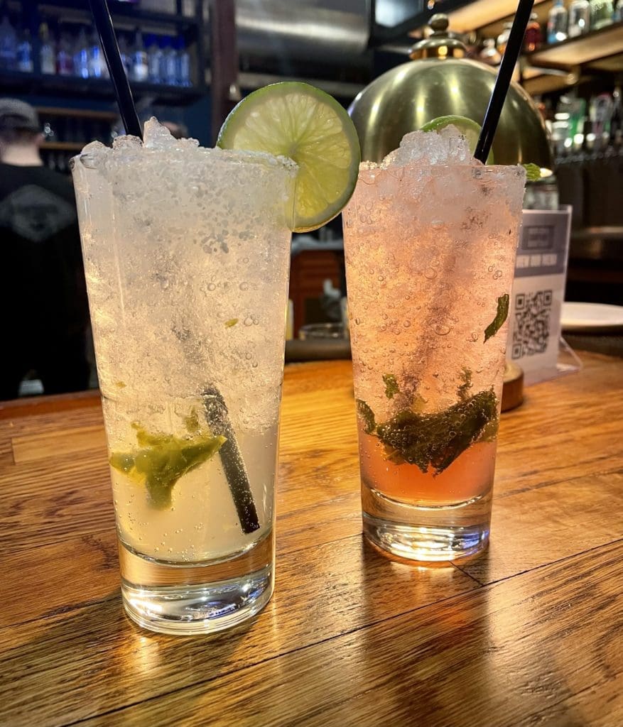 Courtside Kitchen serves up pickleball and ranch waters on tap. Photo by Courtney Dabney.