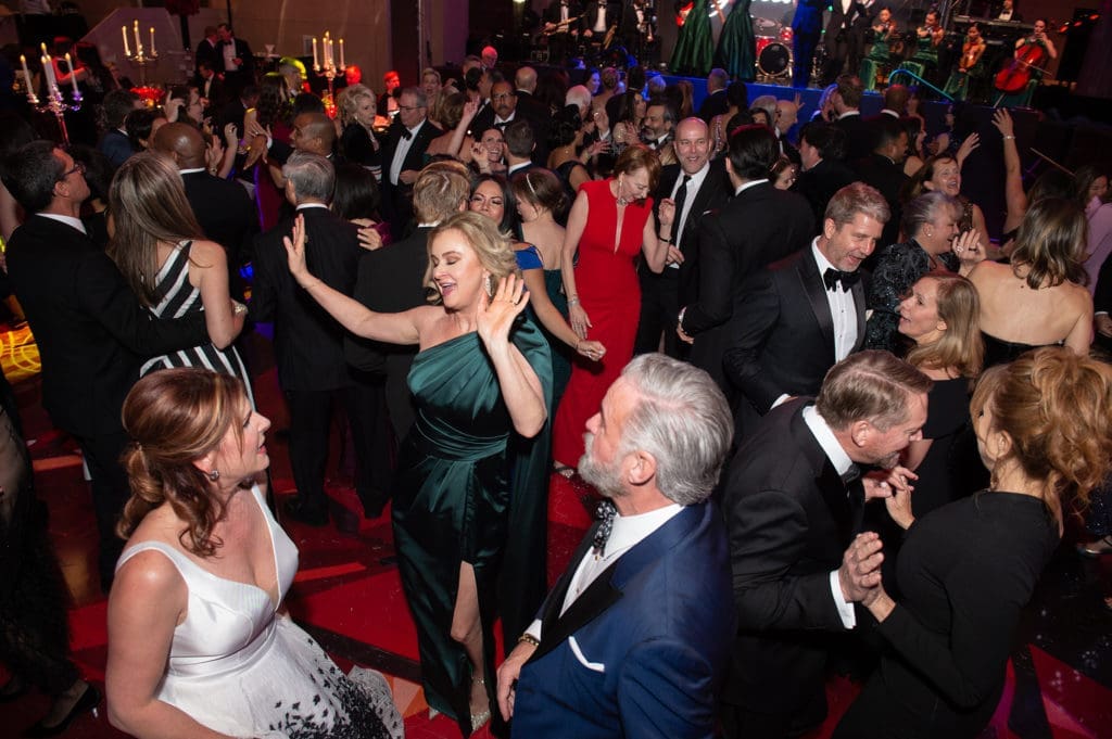 Dance fever at the Houston Ballet Ball held in the Grand Foyer of Wortham Theater Center (Photo by Wilson Parish)
