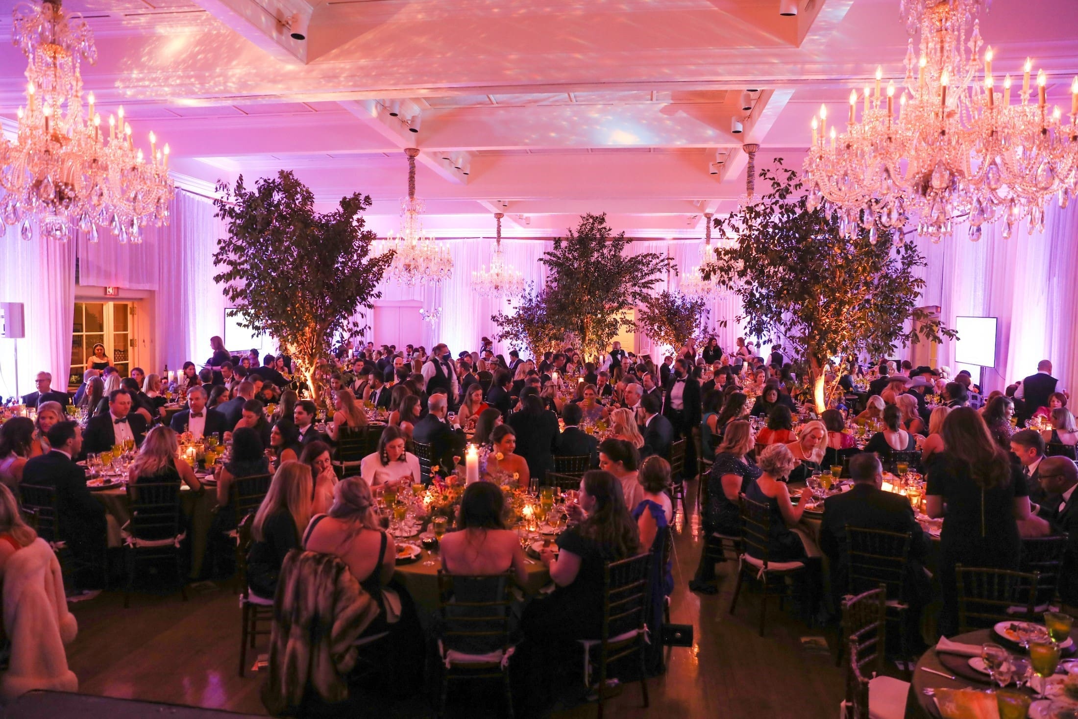 Guests enjoying dinner (Photo credit_ Priscilla Dickson)