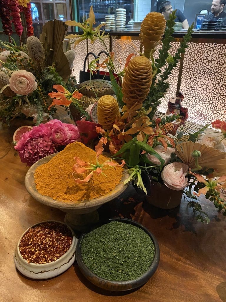 Spices used in Musaafer dishes are flown in each month directly from India. (Photo by Shelby Hodge)
