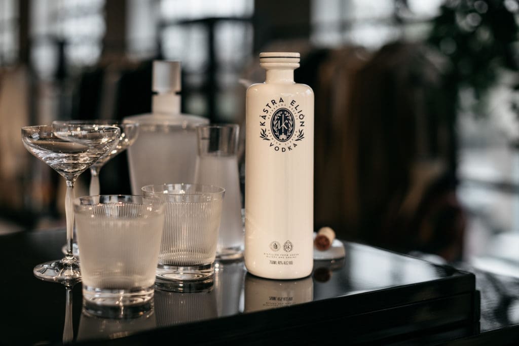 Kastra Elion Vodka (Photo by Rebecca Patton, Beckley Photography)