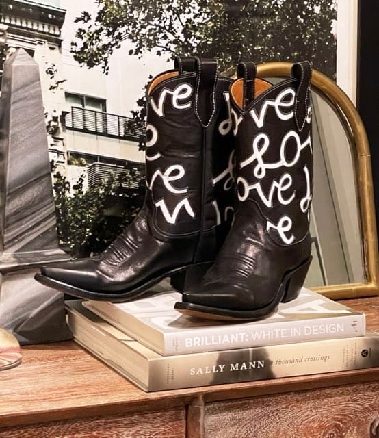 Miron Crosby Love Boot a perfect gift for your sweetheart or gal pal as a Valentine's Day surprise.