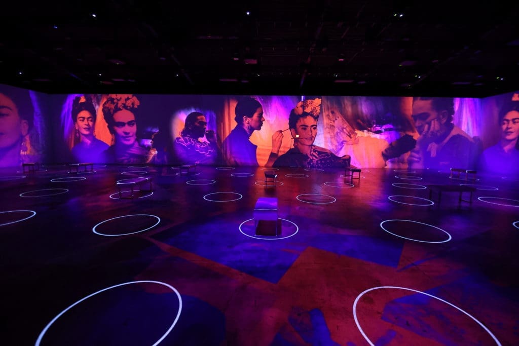 Frida Kahlo's timeless and powerful works are accompanied by music from the anthology of Florence the Machine. (Photo by Quy Tran) 