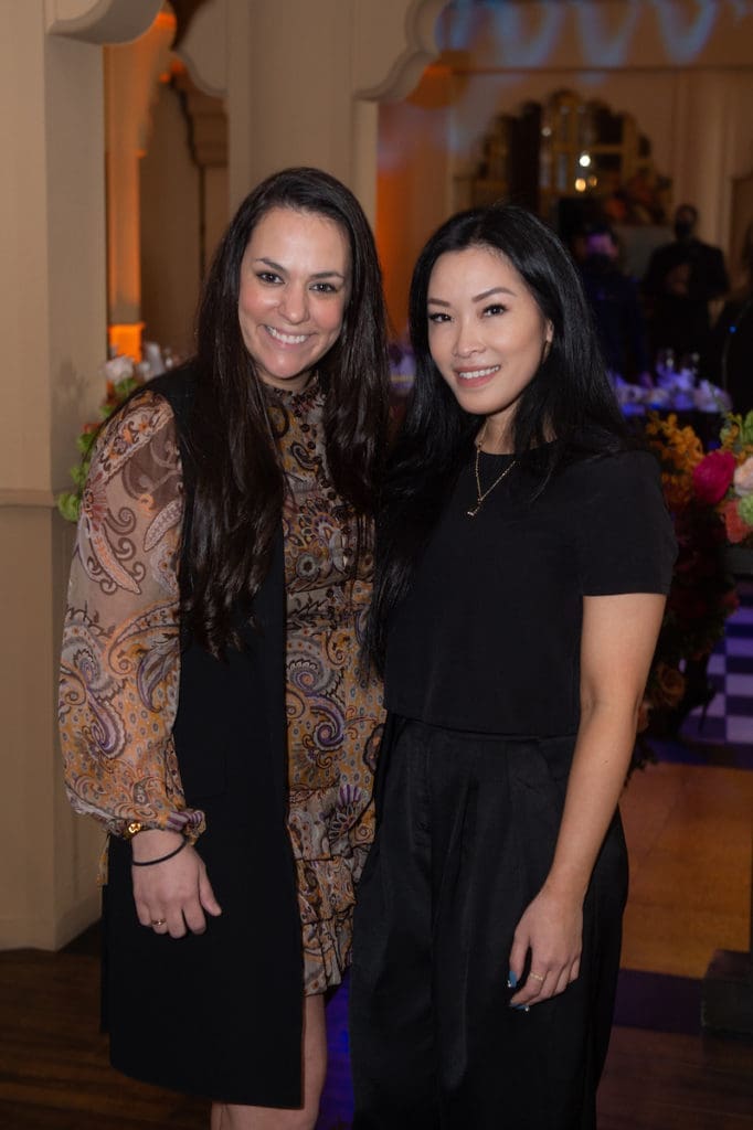 Ana Zapala, Janice Huang at The Galleria/PaperCity Spring Luxe Luncheon at Musaafer 
