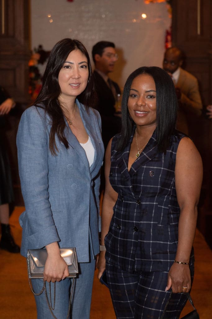 Jessica Bustillos, Kelly Anderson at Musaafer for The Galleria/PaperCity Spring Luncheon. (Photo by Wilson Parish)
