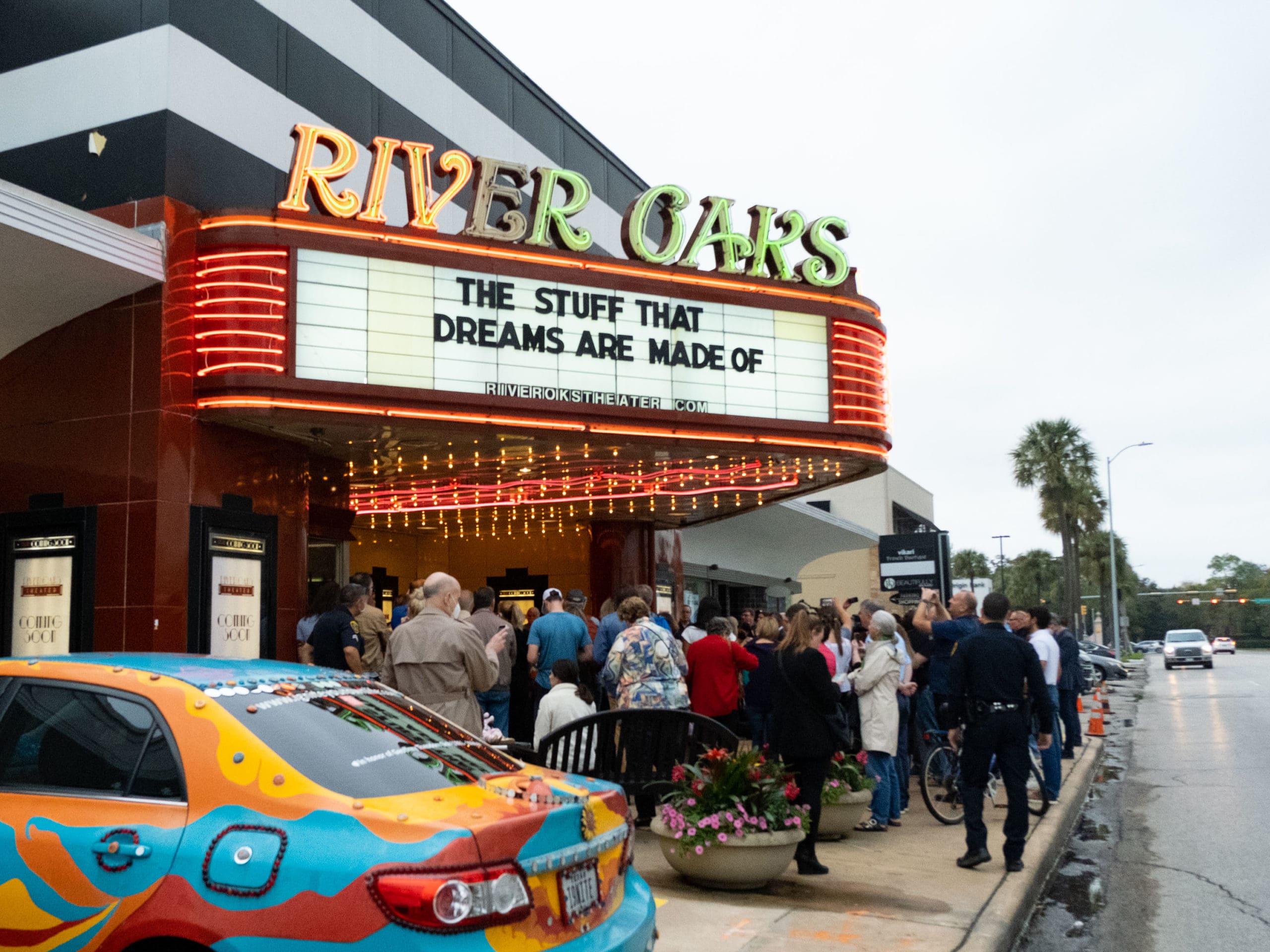 Mayor Sylvester Turner announced that the iconic Art Deco-era River Oaks Theater, which opened in 1939, was saved from the wrecking ball and will again exhibit films to Houstonians.