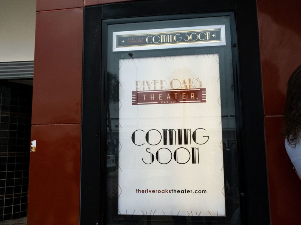 River Oaks Theatre will show movies again. (Photo by F. Carter Smith)