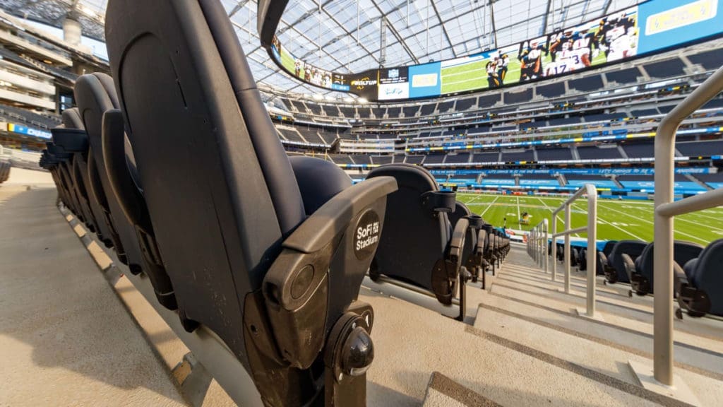SoFi Stadium can sit more than 100,000 people for the Super Bowl.