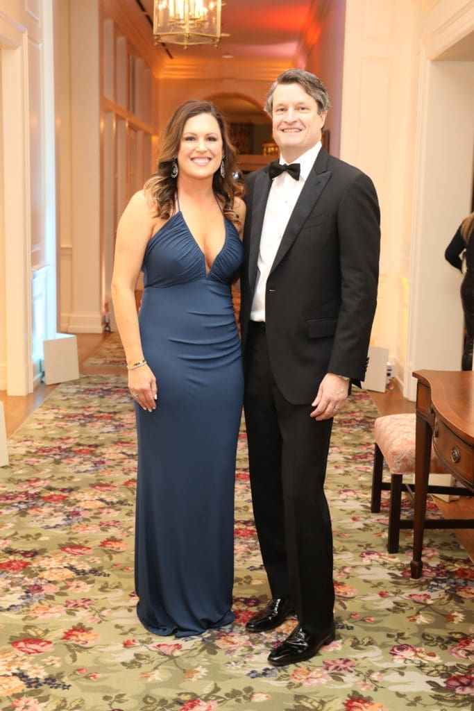 Sydney & Barry Goss at the Junior League of Houston Charity Ball. (Photo by Priscilla Dickson)