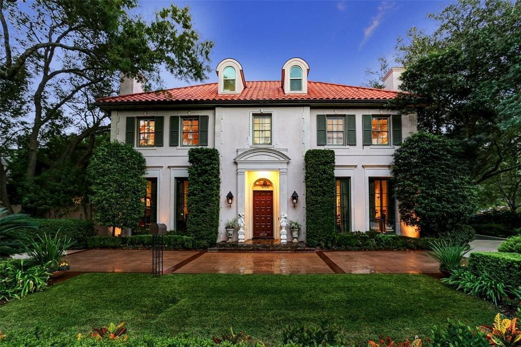 A Mediterranean dream, this house at 1839 Kirby drive was among the top sellers in Houston in January.
