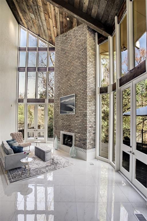 The Mieth family used reclaimed wood from barns and fences throughout Texas and Louisiana for the interior of the house.