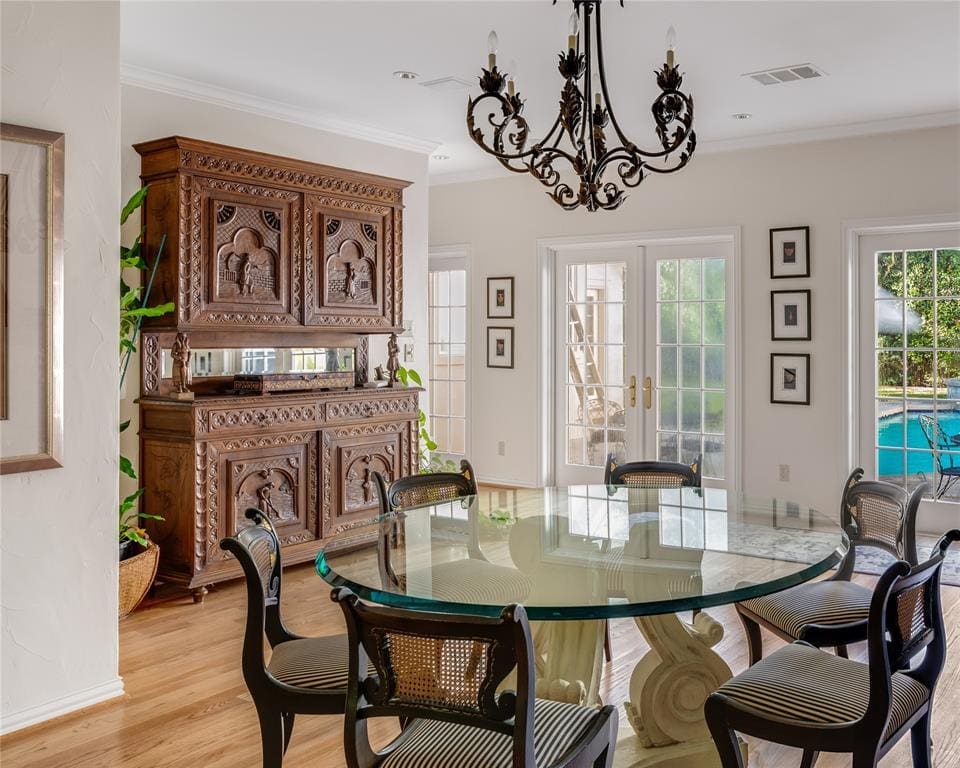 A cozy dining nook at 