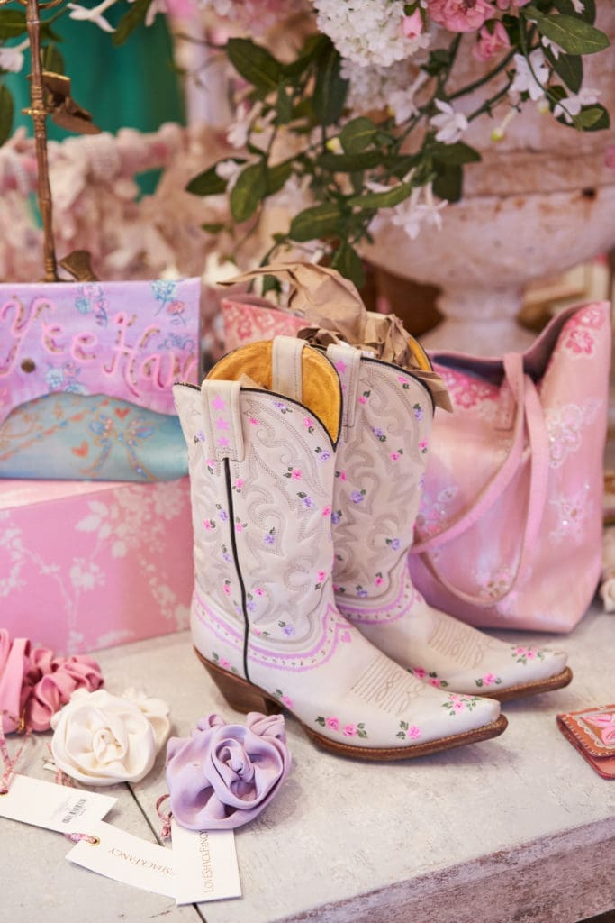 LoveShackFancy boots--just in time for rodeo.