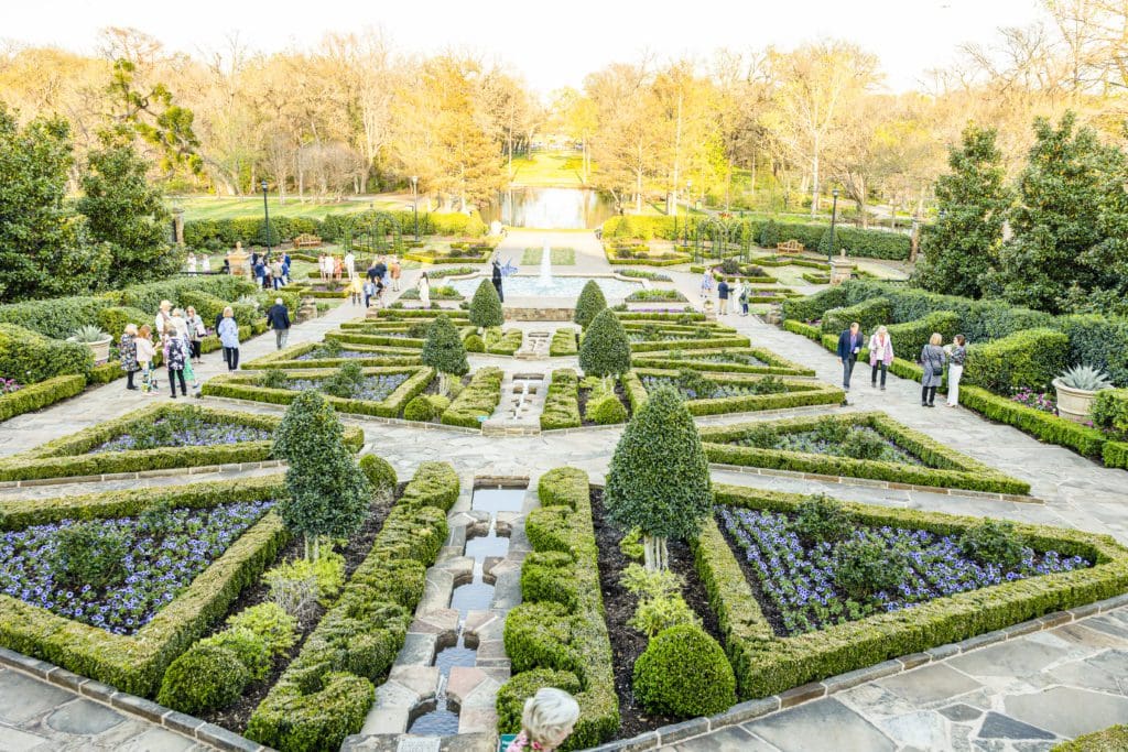 Gorgeous evening in Fort Worth's Botanic Garden at An Evening in the Garden on March 31, 2022. (Photo by/Ellman Photography)