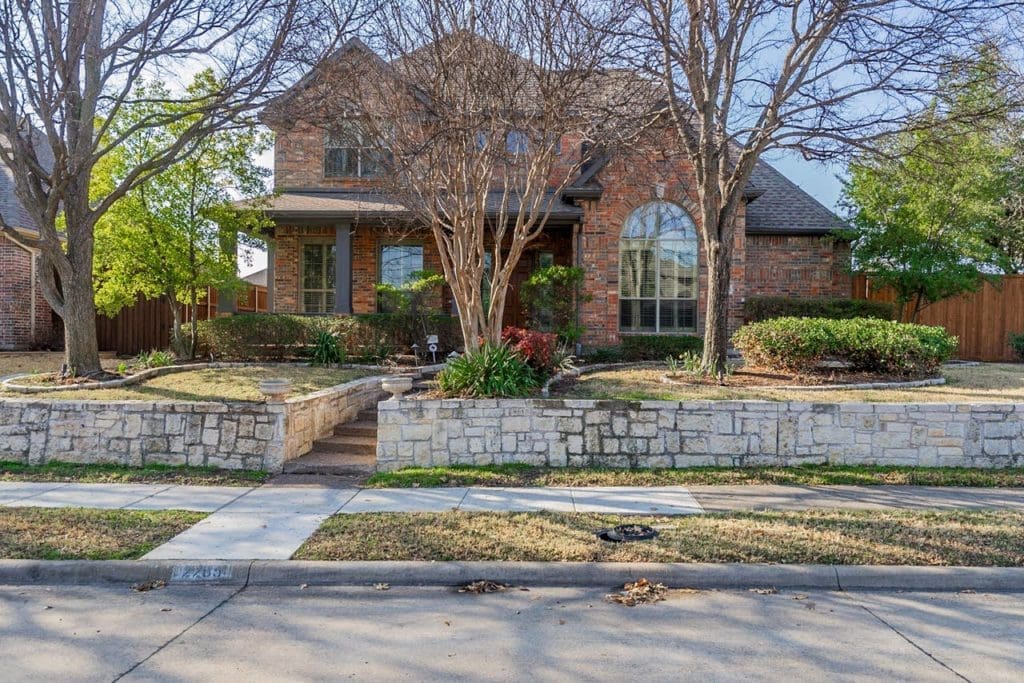 A two-story home in Frisco. 