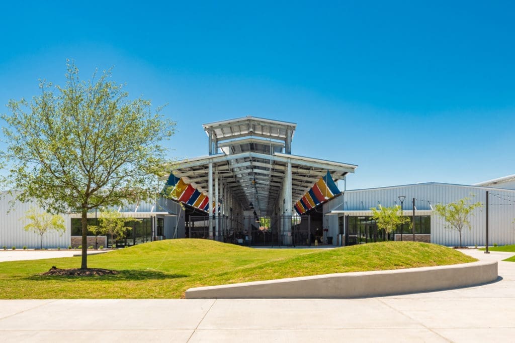 A view of the Houston Farmers Market rear entrance. Photo Michael Craft.