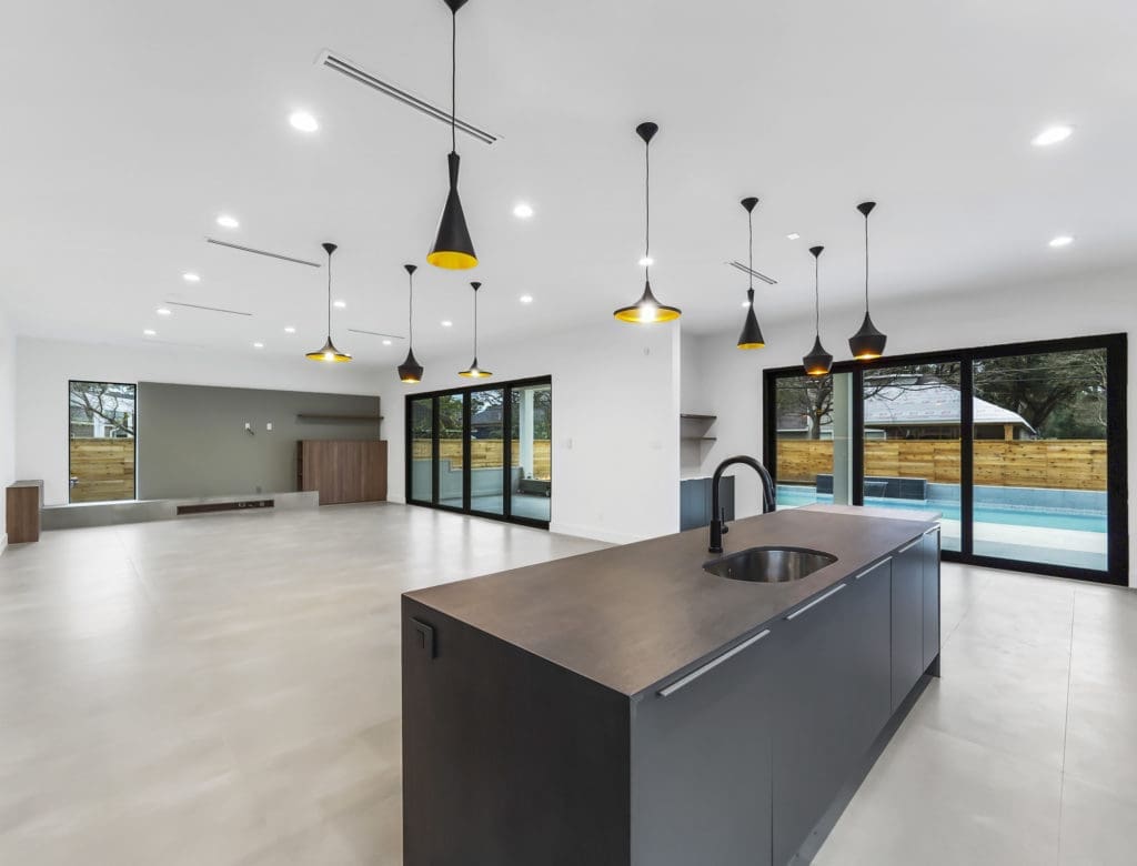 Echo Custom Homes with interior designer Kendra Benson designed and built this 4,100 square foot home in Garden Oaks/Oak Forest. (Photo by PRSTX.com)