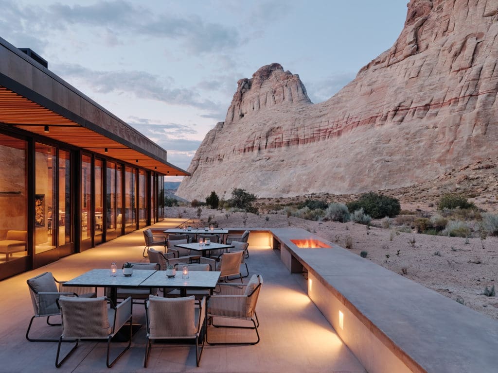 Camp Sarika's main building offers a quiet offshoot to the Amangiri amenities. (Photo courtesy of Amangiri)