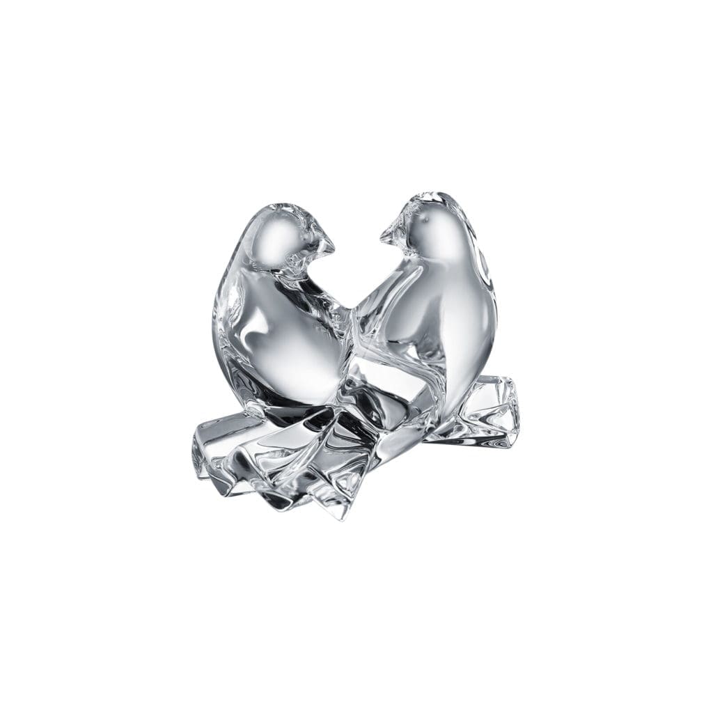 Baccarat Crystal Saint Valentin Doves at Bering's.