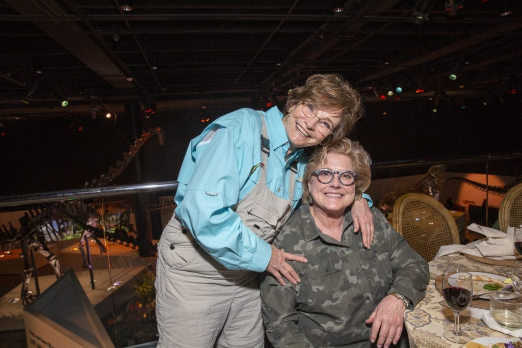 Bobbie Nau, Lauren Tarkington at the HMNS gala (Photo by Jenny Antill)