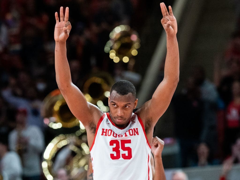 University of Houston forward Fabian White Jr. has often refused to let the Cougars lose. (Photo by F. Carter Smith)