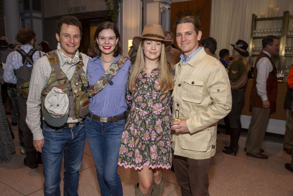 Daniel & Jane Zilkha, Anna McNair Lindamood & Paul Lindamood at the HMNS gala (Photo by Jenny Antill)