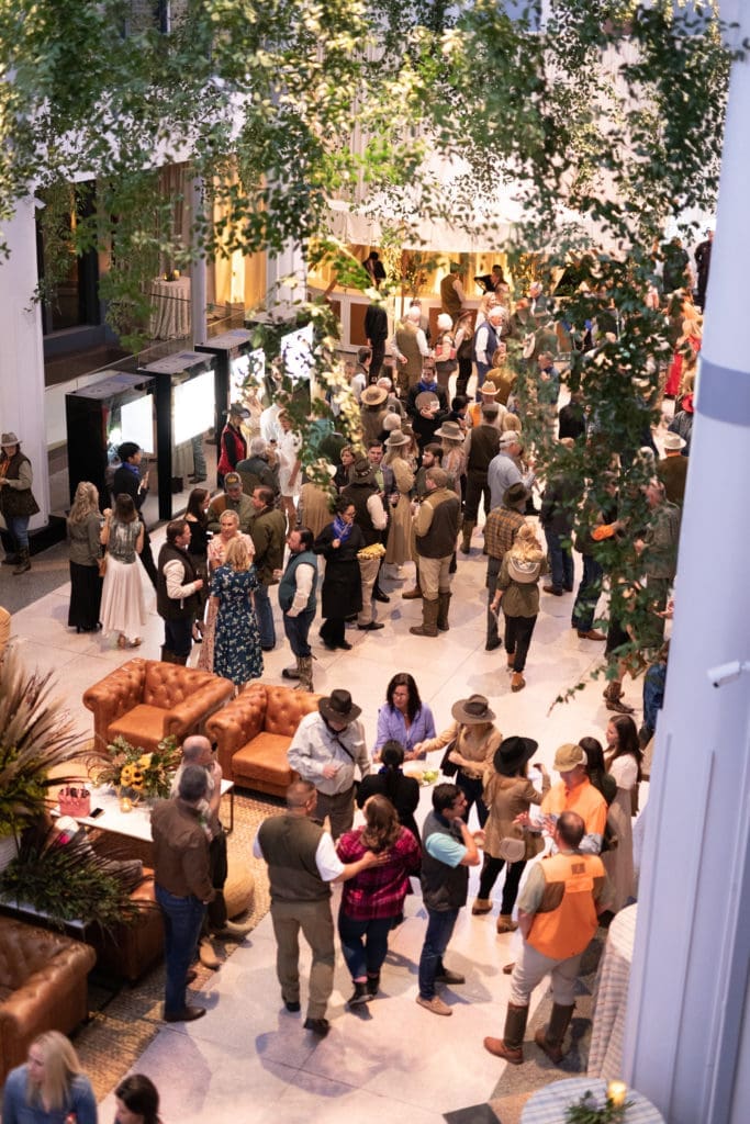 Blooming Gallery created the decorative ambience of the HMNS gala (Photo by HMNS photographer Mike Rathke)