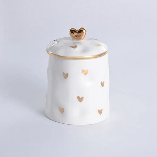 Heart To Heart Covered Sugar Holder.