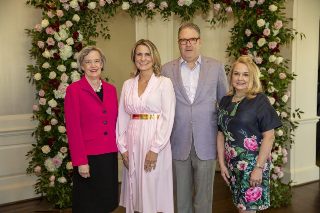 Honoree Dorothy Ables, chairs Chandos & Ike Epley, honoree Allison Allison at The Rose luncheon