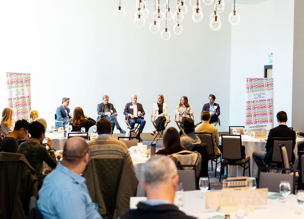 Uptown Dallas hosts community conversations called "Let's Talk Uptown."
