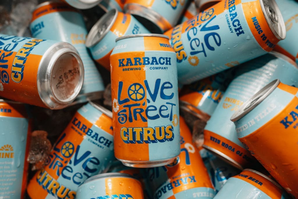 Karbach's "sip of sunshine," Love Street Citrus (Courtesy of Karbach Brewing Co.).