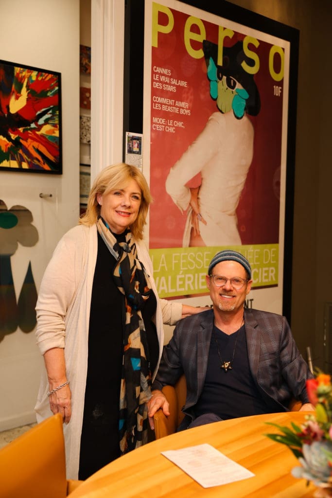 Justice Meg Poissant, Marc Shindler (Photo by Johnny Than)