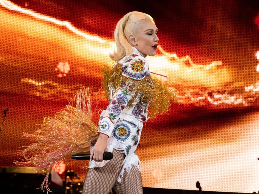 For her Houston Rodeo debut, Gwen Stefani brought a bit of Las Vegas glitter and glam to the NRG Stadium. (Photo by F. Carter Smith)