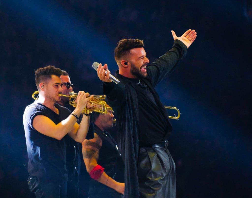 Ricky Martin's been on Broadway. Of course he's a showman. (Photo by F. Carter Smith)
