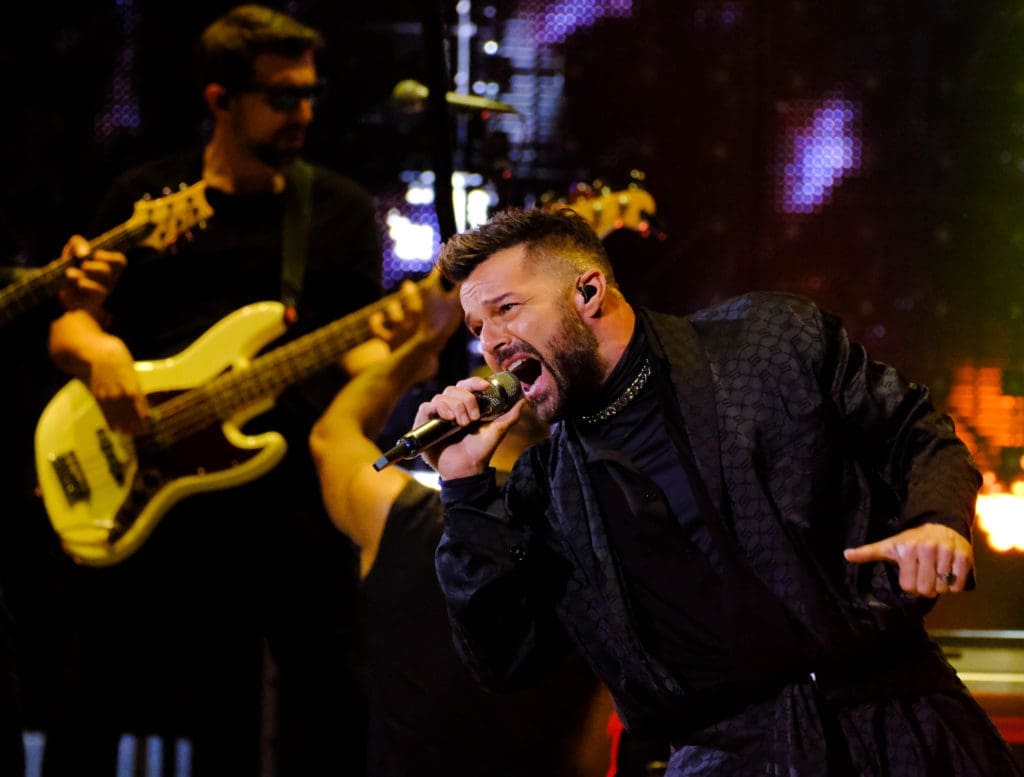 Ricky Martin has plenty of sexy hits to choose from. (Photo by F. Carter Smith)