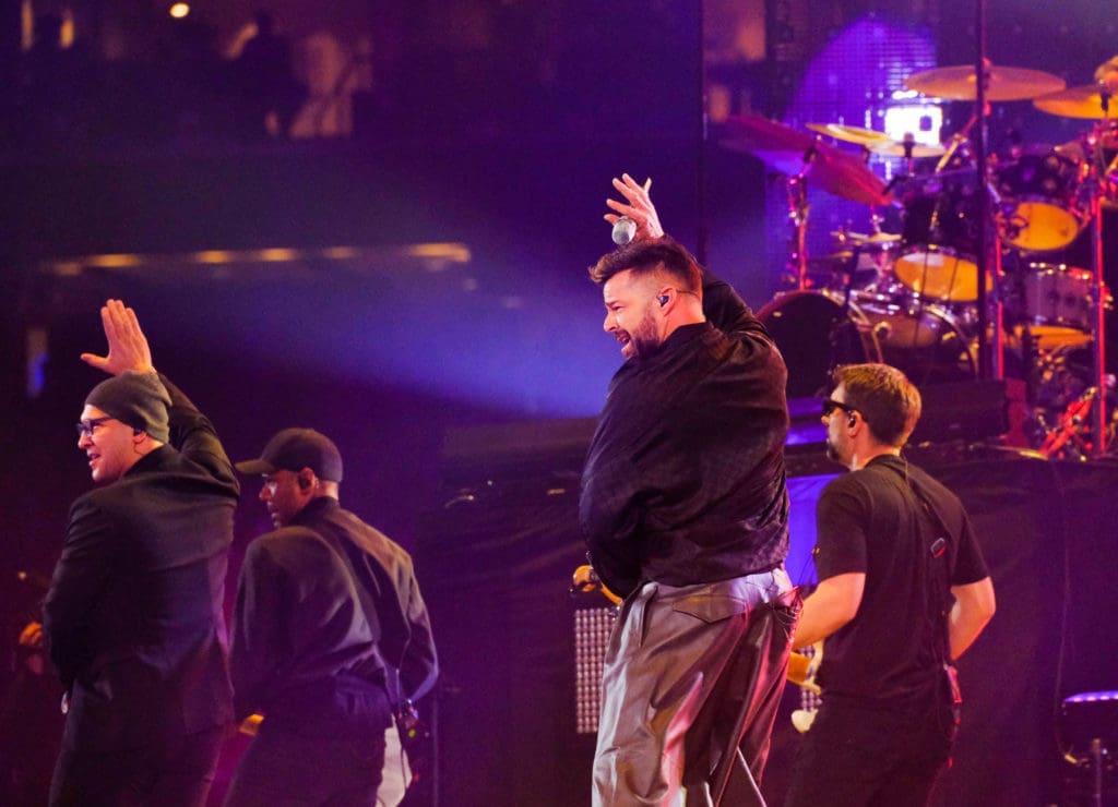 Ricky Martin certainly connected with the Houston Rodeo crowd. (Photo by F. Carter Smith)