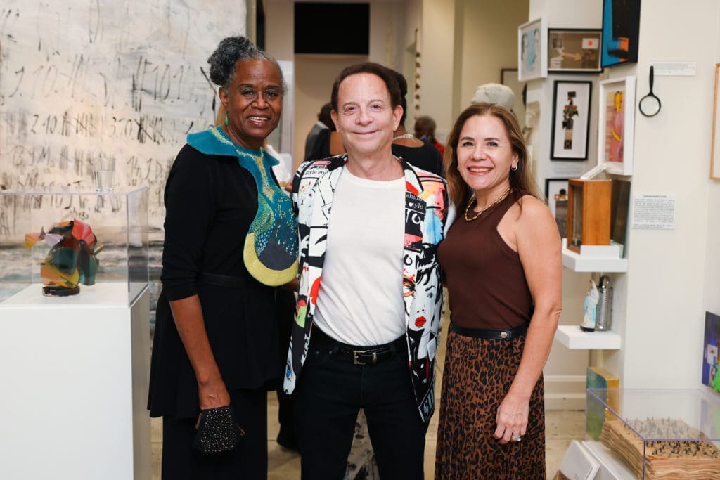 Dr. Sarah Trotty, hosts Lester & Penelope Marks (Photo by Johnny Than)