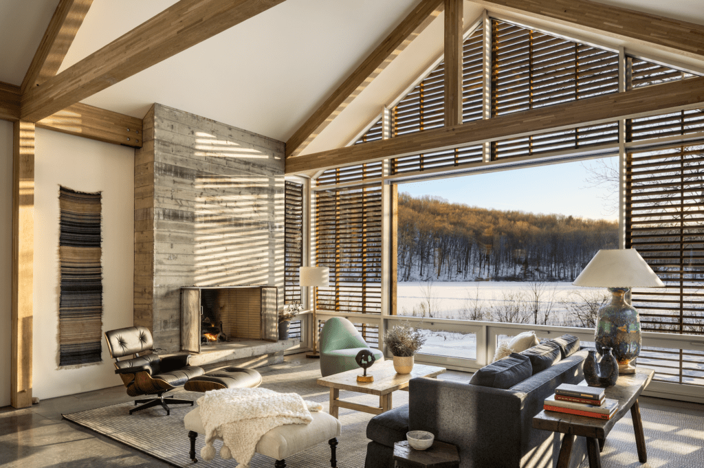 Clinton Corners House, Clinton, NY, designed by Lake | Flato. Photography Chris Cooper