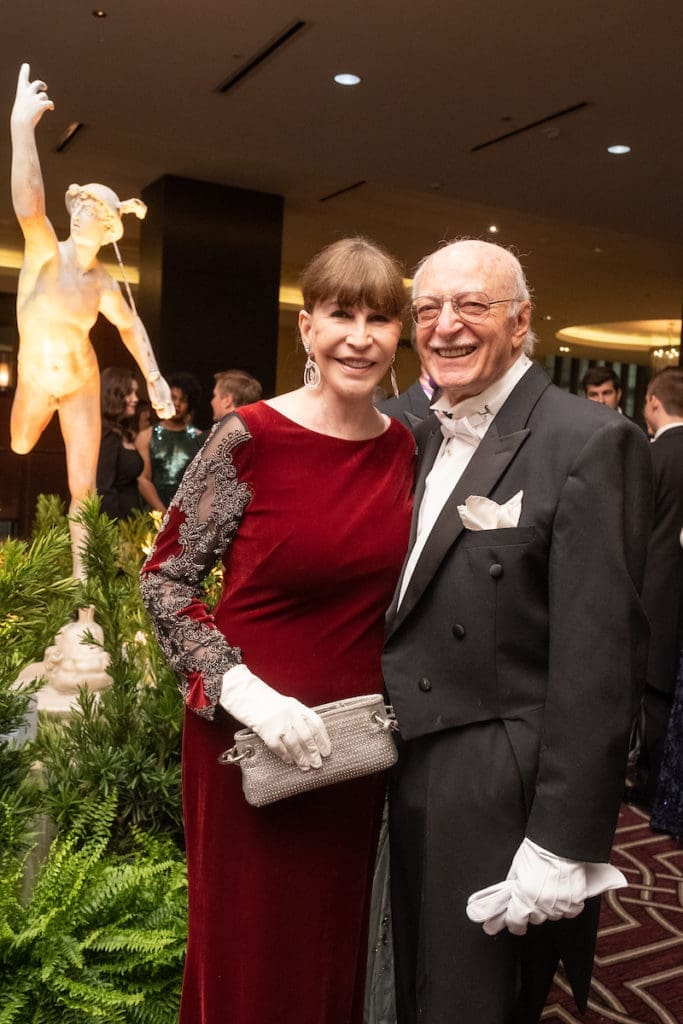 Shelby Hodge & Shafik Rifaat at the Krewe of Hermes presentation ball (Photo by Daniel Ortiz) 