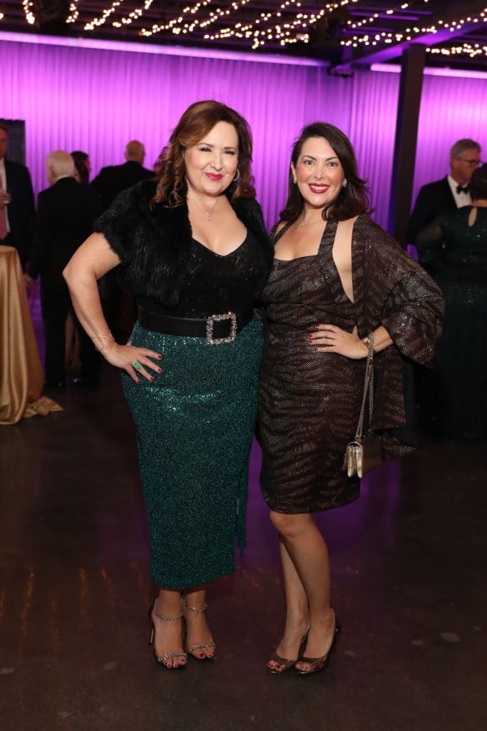 Tara Simon, Sarah Bray at the Stages "Light the Night" gala held at The Gordy (Photo by Priscilla Dickson)