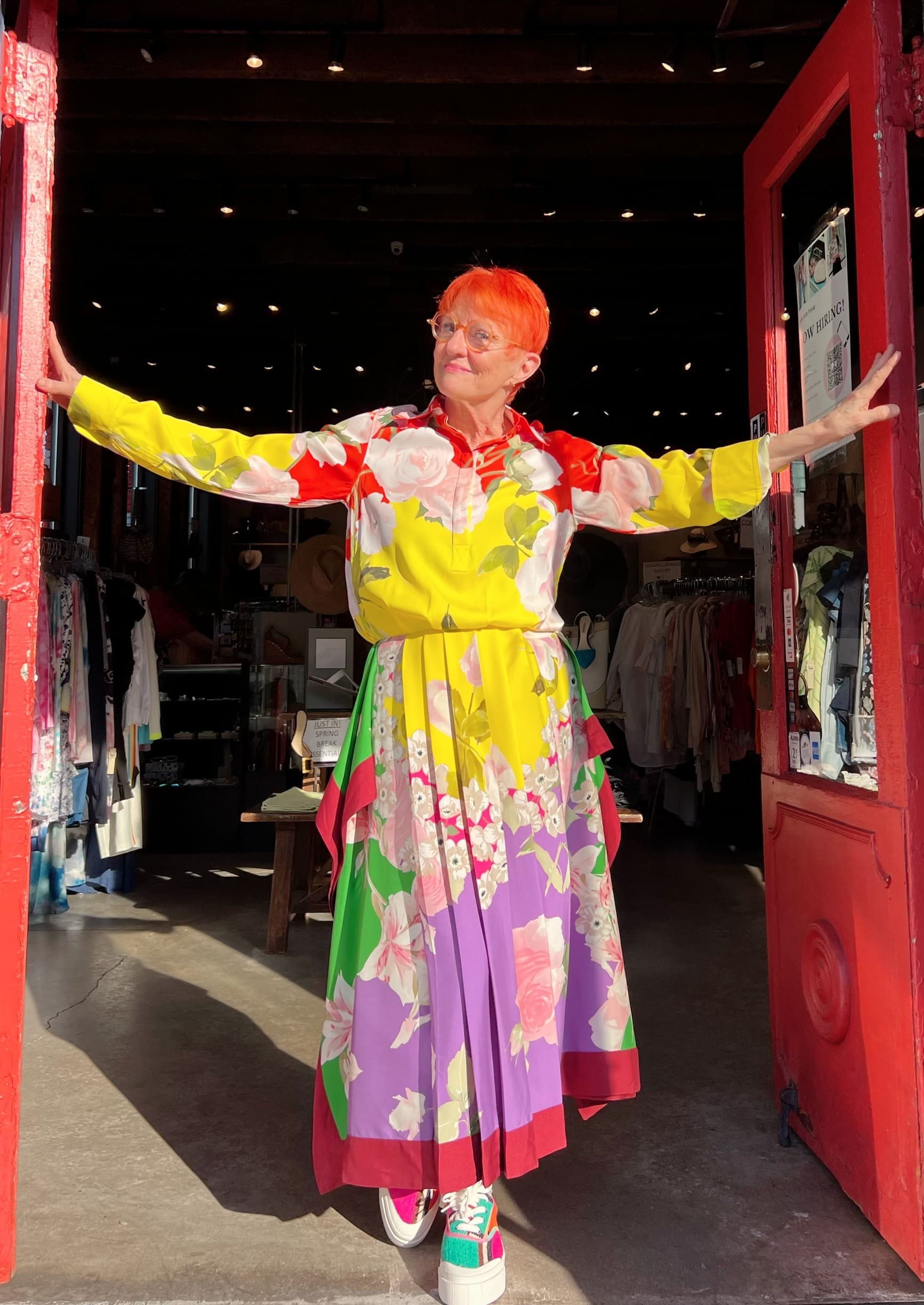 UAL founder and owner Melody Cohen dresses up for a photo op in one of her three Nashville boutiques.