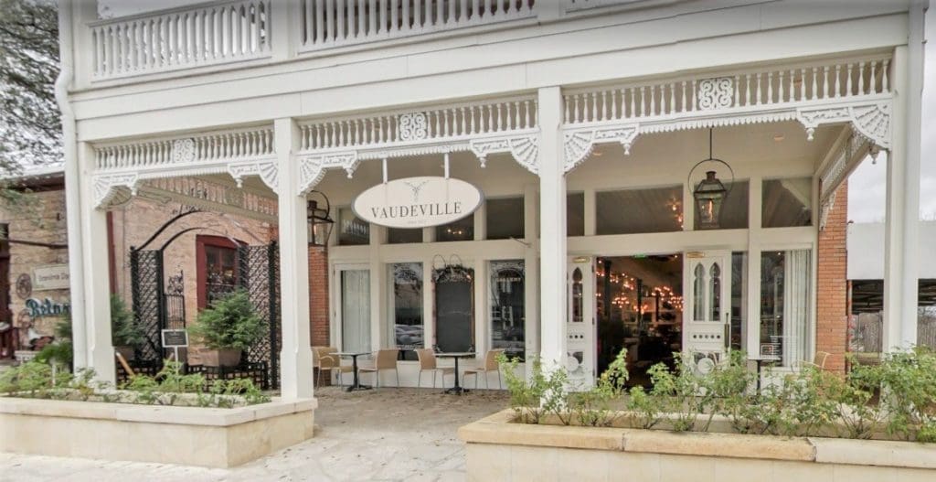 Vaudeville Restaurant is as swank as it gets in Fredericksburg.