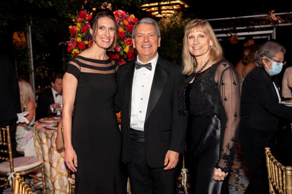 Marissa Kiefer, Roland & Karen Garcia  at the Memorial Hermann Foundation gala (Photo by Michelle Watson)