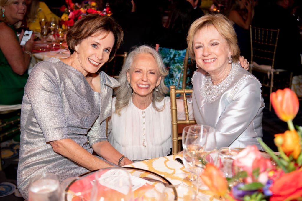 Nina Hendee, Susan Sarofim, Suzie Johnson at the Memorial Hermann Gala (Photo by Michelle Watson)