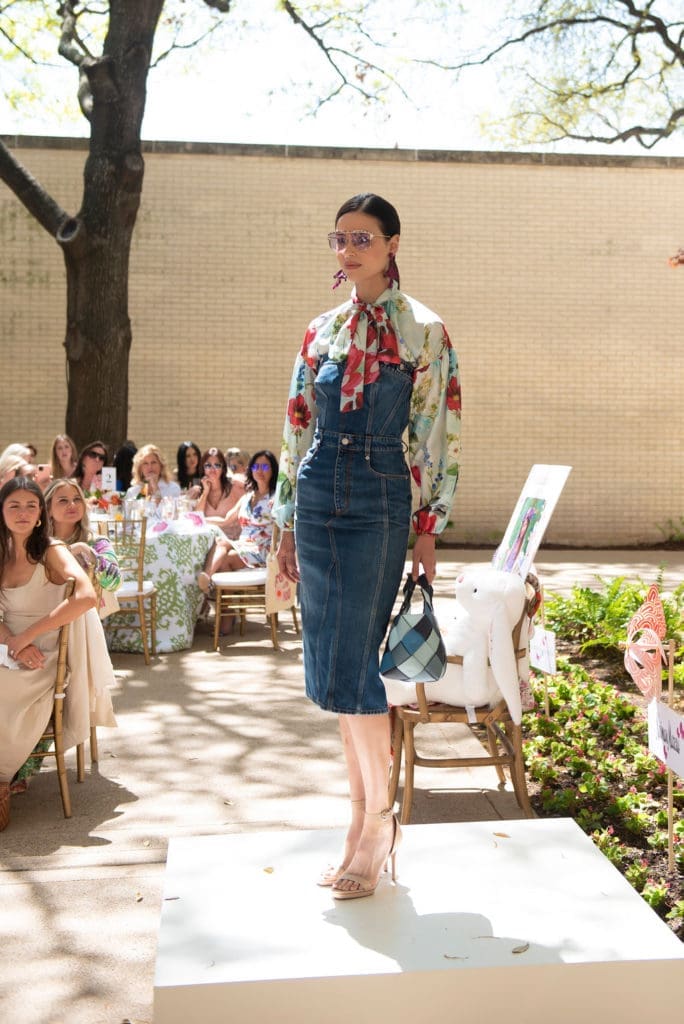 Dec My Room models sported spring fashions from Neiman Marcus. (Photo by Tamytha Cameron)