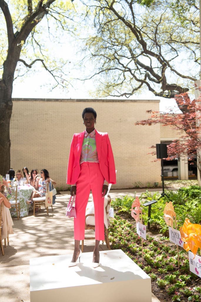 Dec My Room models sported spring fashions from Neiman Marcus. (Photo by Tamytha Cameron)