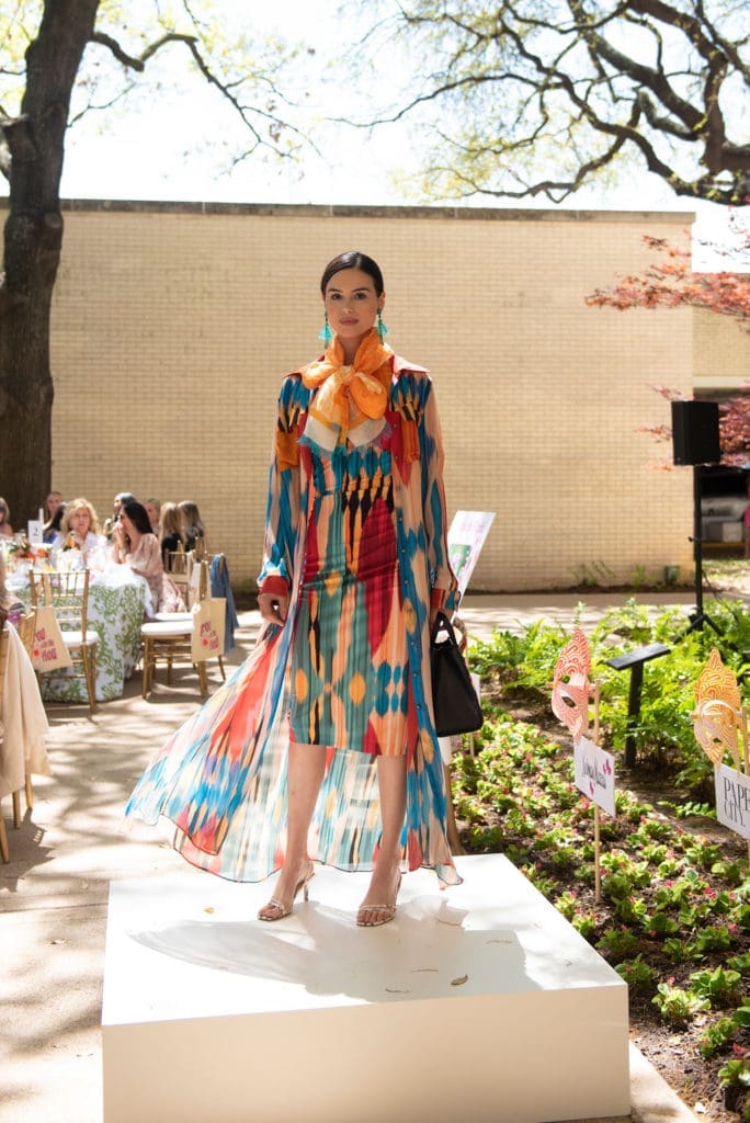 Dec My Room models sported spring fashions from Neiman Marcus. (Photo by Tamytha Cameron)