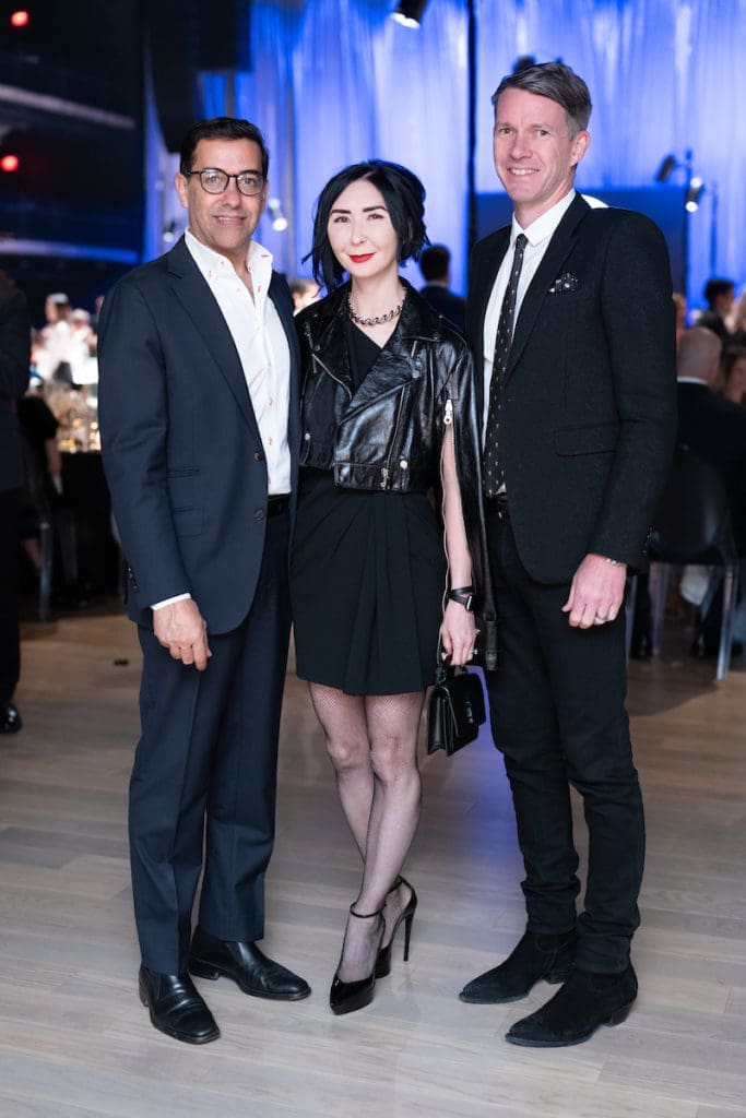 Marcelo Saenz, Carrie & Sverre Brandsberg-Dahl at the Bon Vivant Dinner (Photo by Daniel Ortiz)