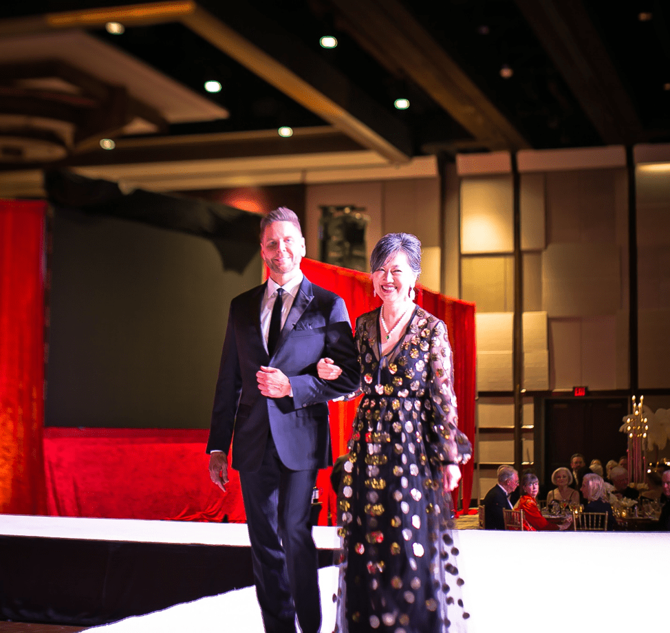 2022 Women of Distinction honoree  Anne Chao Susan, Edward Osterberg, Cheryl Byington (Photo by Morris Malakoff)